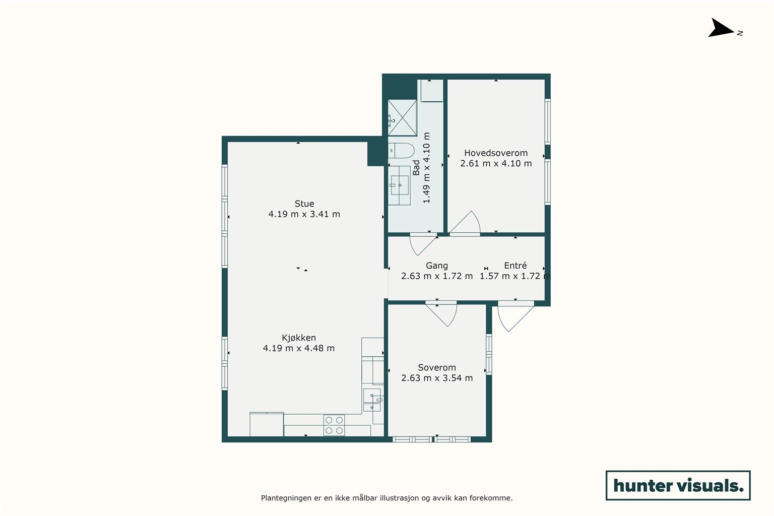 Plantegning - Seksjon 2