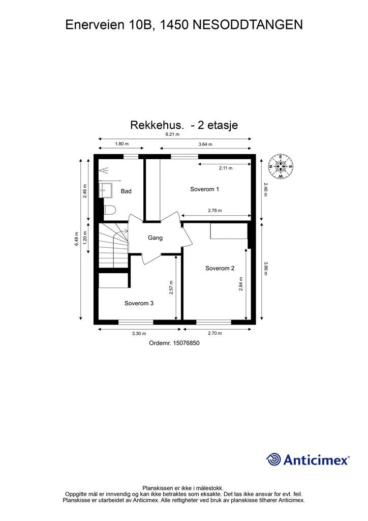 Plantegning - 2 etasje 