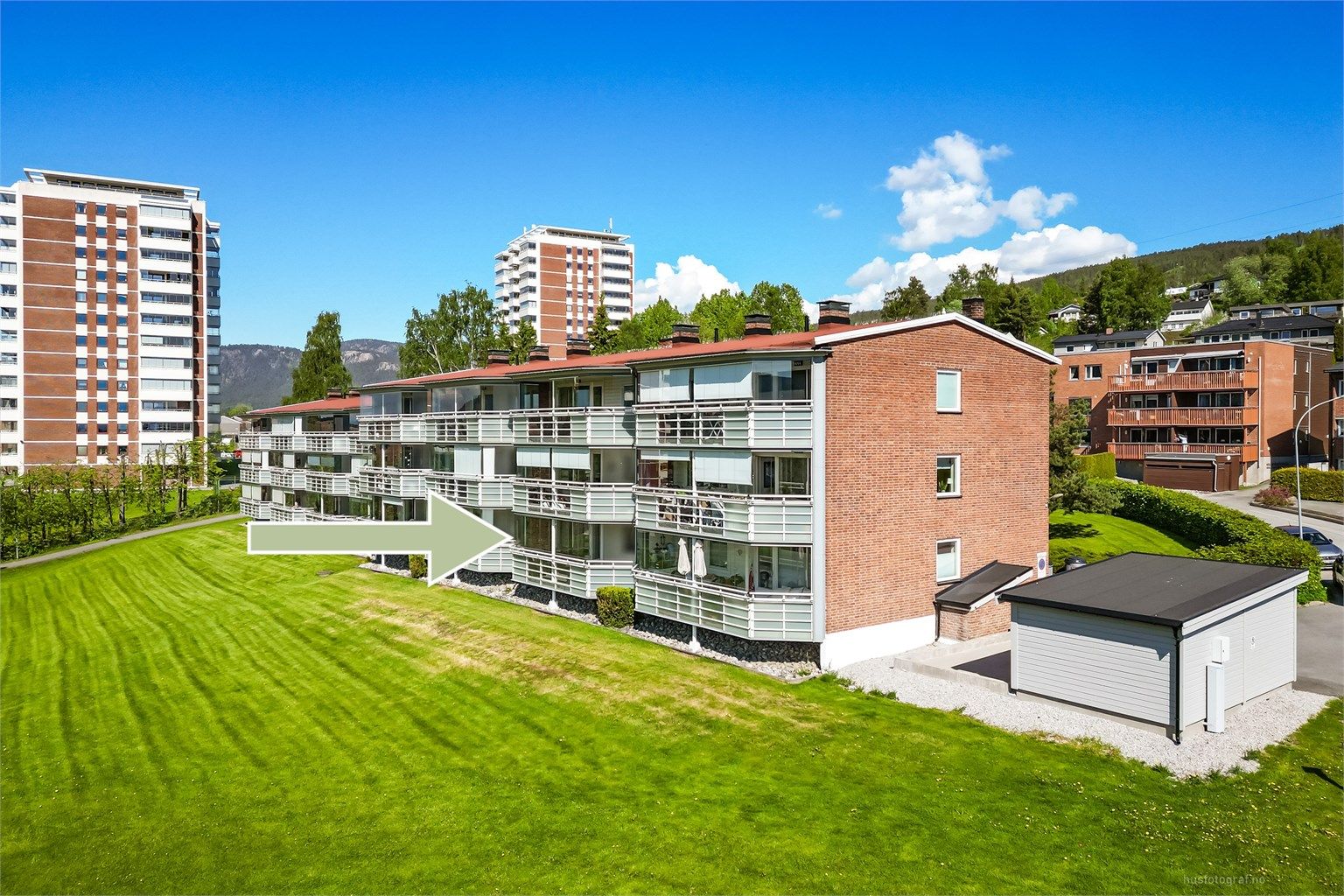 Lettstelt og gjennomgående 3-roms leilighet beliggende i høy 1. etasje. 
Foto: Haiman Askari