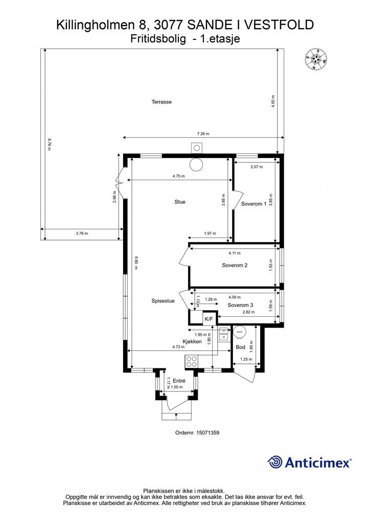 Plantegning - 1. etasje
