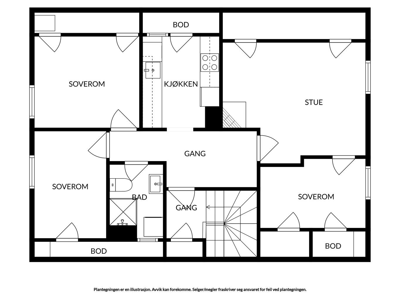 Plantegning 2. etasje