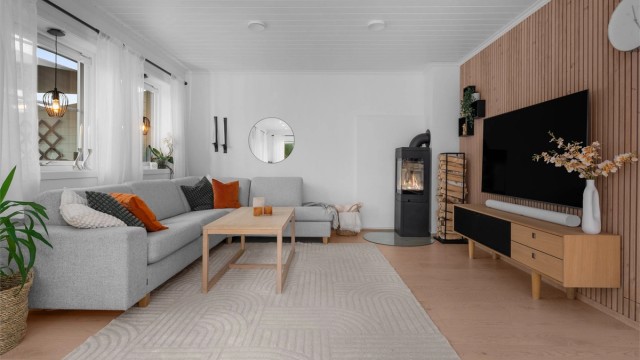 Peisovn som varmer godt på kalde vinterdager