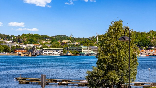 Sandefjord har ingen boplikt, noe som gjør leiligheten til et godt alternativ som en lettstelt fritidsbolig.