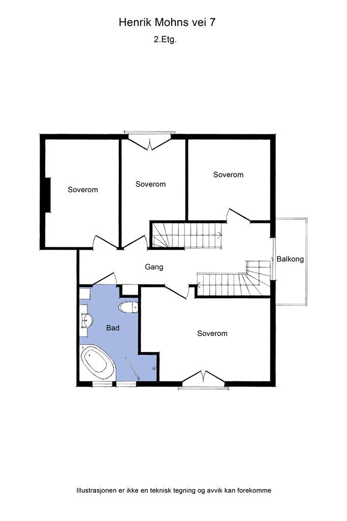 Plantegning 2. etasje