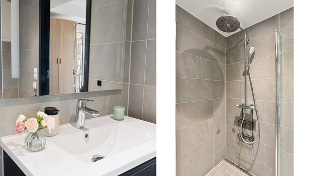 Begge badene er fra 2024 og holder en høy standard.