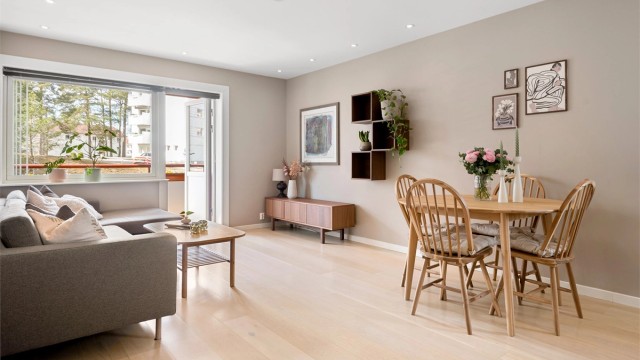 Velkommen til Gina Krogs vei 18 og denne flotte 3(4)-roms leiligheten med svært god standard - Presentert av Christoffer S. Akerjordet og Krogsveen Nordstrand