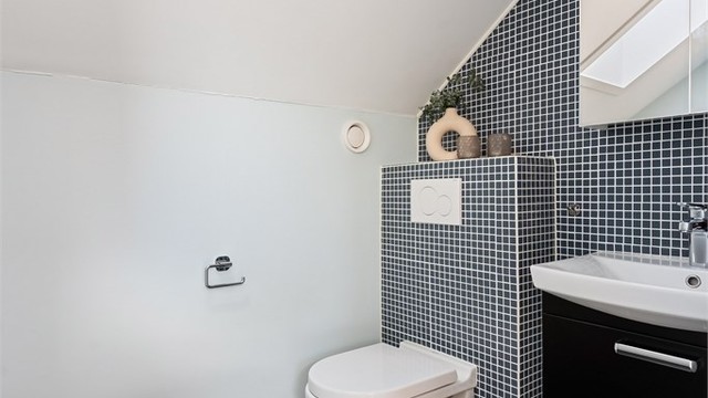 Wc-rom med gulvvarme