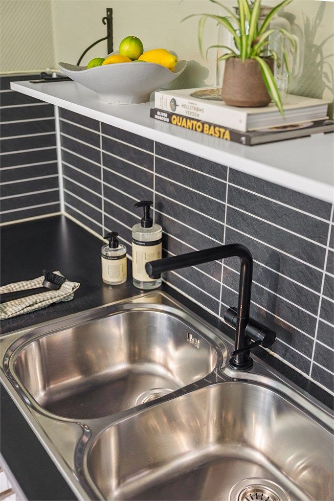 Kjøkkenets blandebatteri fra Hansgrohe ble byttet i 2021.