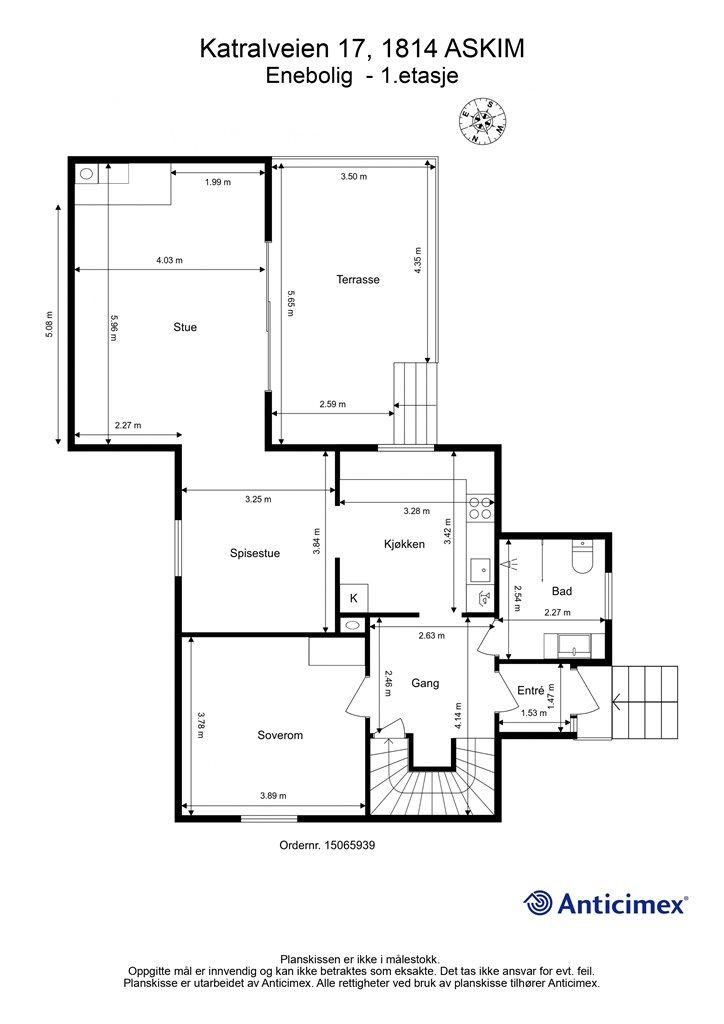 Plantegning - 1.etasje
