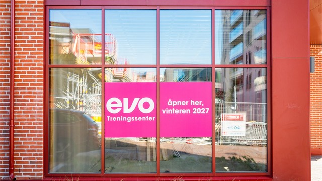 EVO Treningssenter etablerer seg i umiddelbar nærhet til eiendommen.