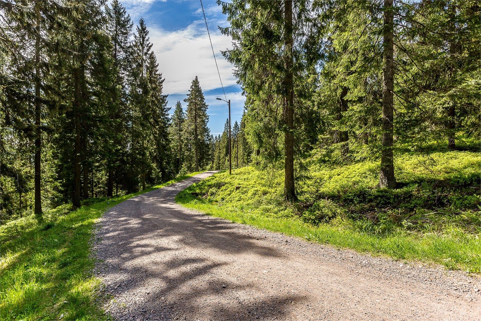 Det er ca. 12 minutter å gå til inngangen til Lillomarka
