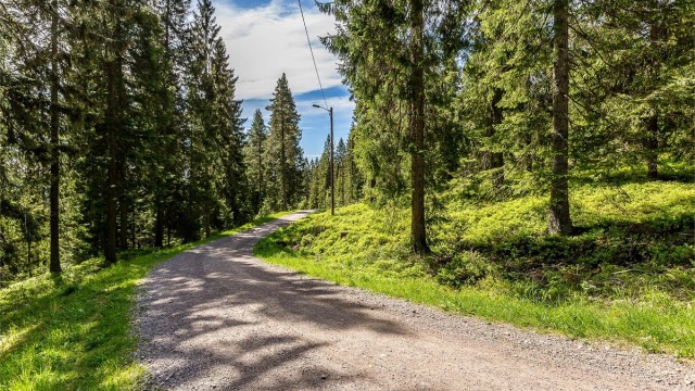 Det er ca. 12 minutter å gå til inngangen til Lillomarka