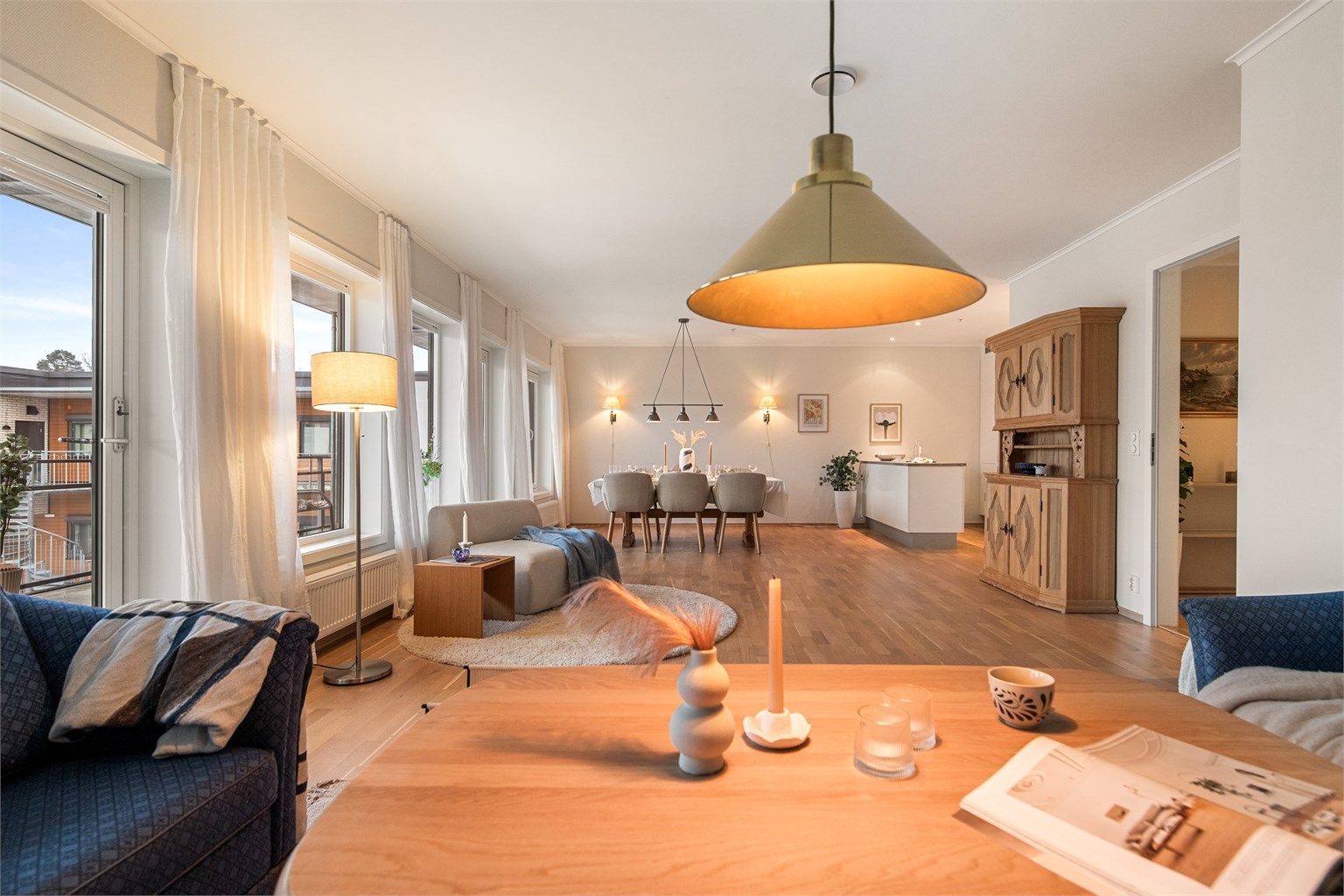 Her er plass til hyggelige selskaper med familie og venner!