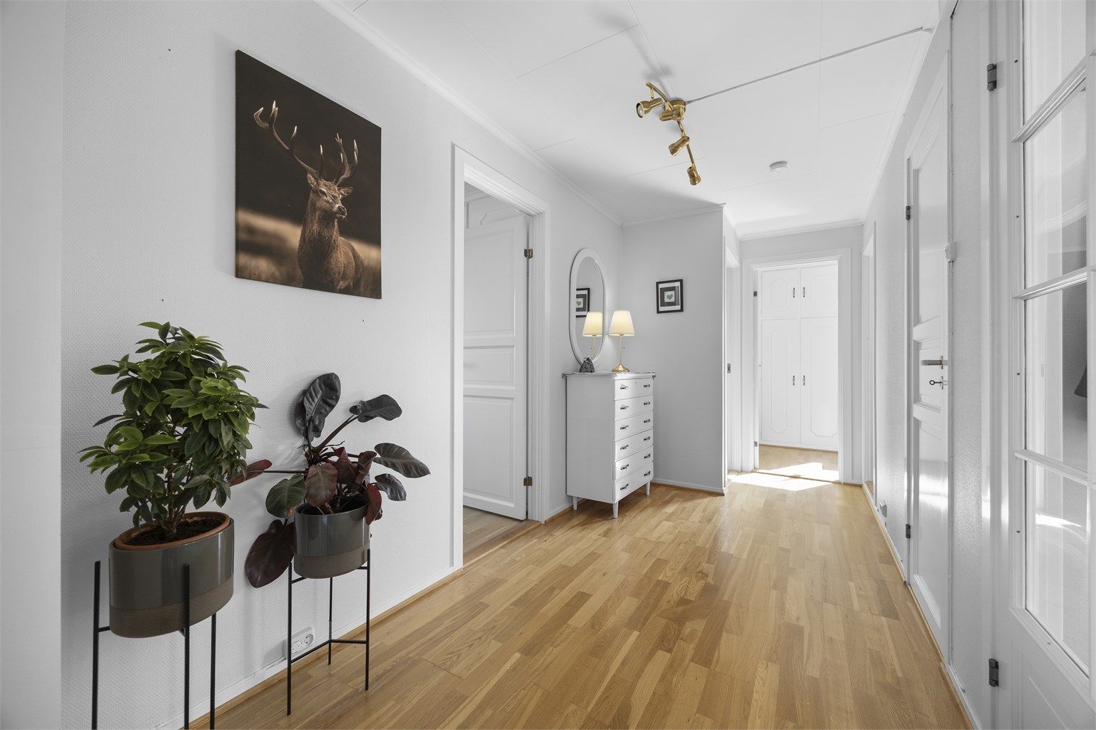 Gangen i første etasje.