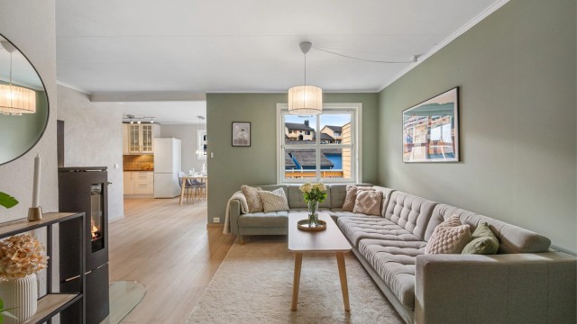 Velkommen til Morvikbotn 303B presentert av Krogsveen Åsane v/ Christer Solvik (foto: Imotiv v/ Christian Fagerland)