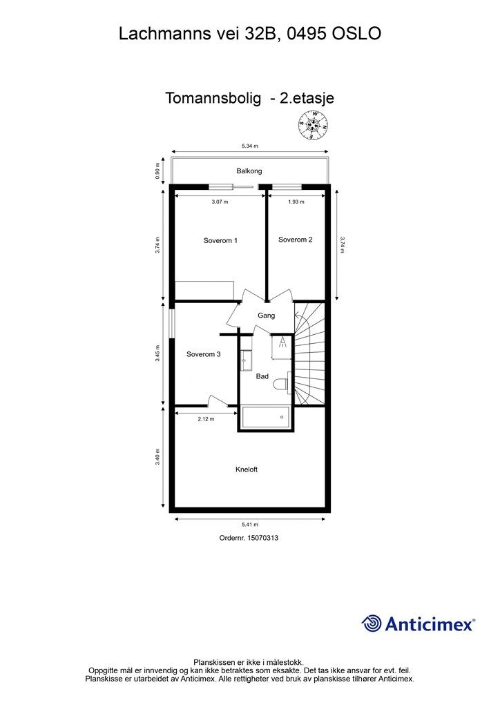 Planskisse - 2. etasje