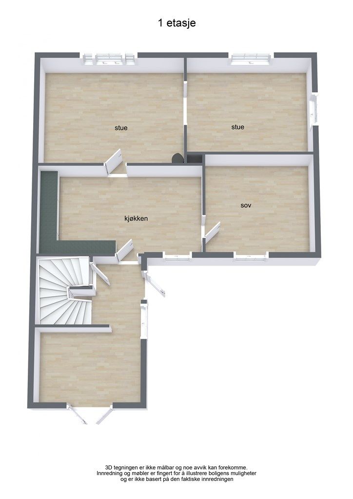 Plantegning 1.etasje. 