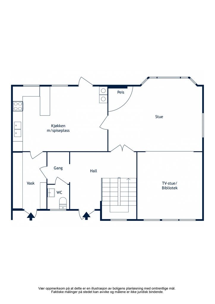 Plantegning - Første etasje