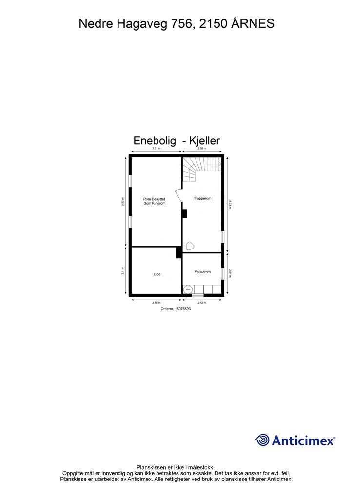 Plantegning - Kjeller.