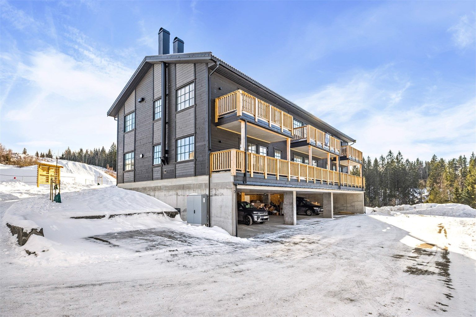 Bygget er oppført i 2025