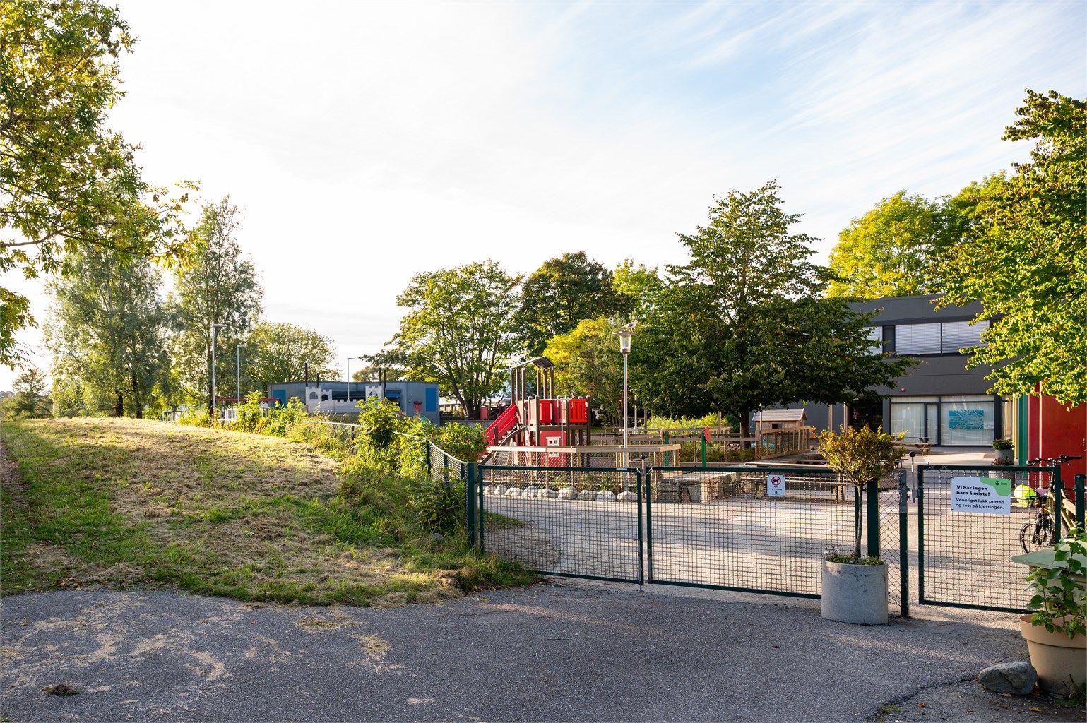 Kort gange til barnehage