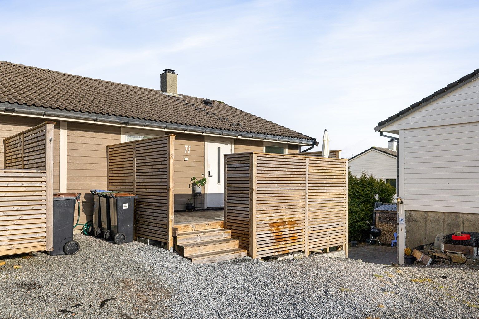 Eiendomsmegler Christer Haugen inviterer til visning på denne lekre del av tomannsbolig