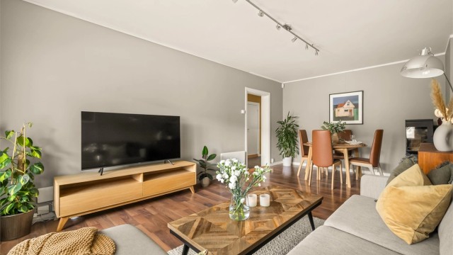 Her bor du sentralt med kort vei til grøntområder som Valle Hovin og Tøyenparken. Foto: Martine Eren Studio