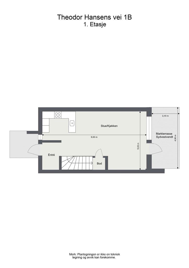 Planteging - 1. etasje