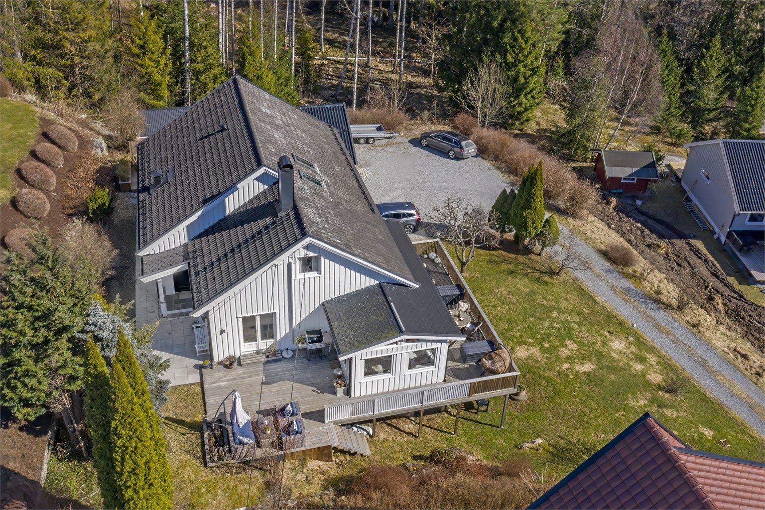 Flott beliggende bolig som grenser til grøntområde
