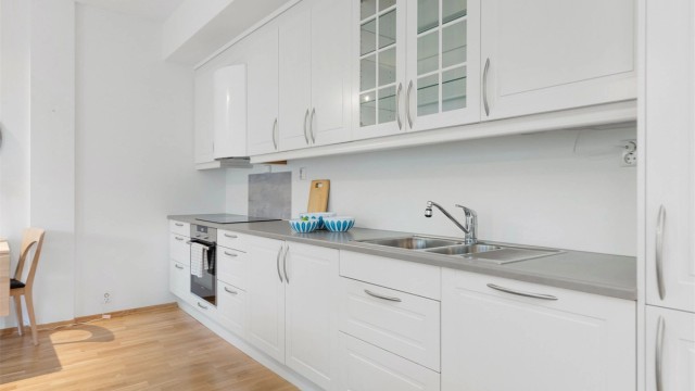 Tidlløst og pent design på kjøkkenet.