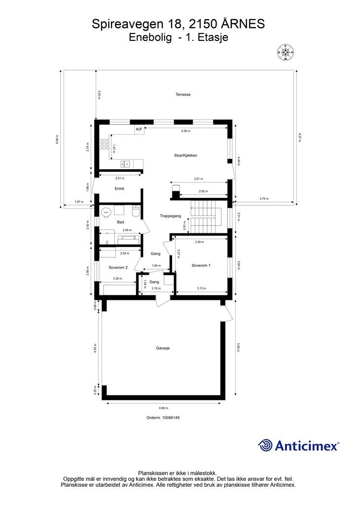 Plantegning - 1. Etasje