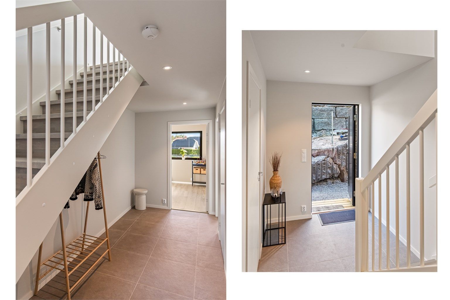 Velkommen inn og opp til hovedetg.