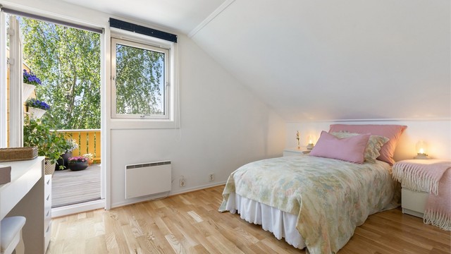 Soverom 2 passer perfekt som barnerom, gjesterom eller hjemmekontor