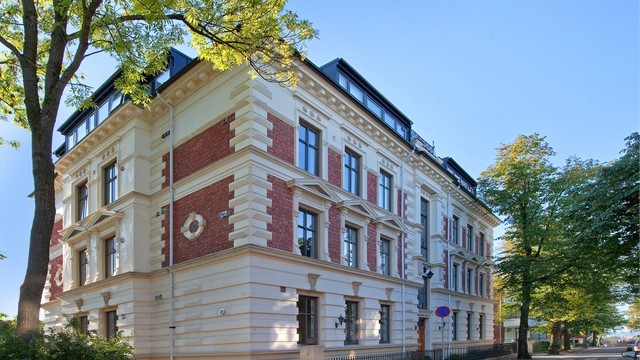 Leiligheten ligger i en klassisk bygård fra 1891 på Bolteløkka.