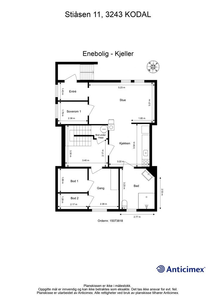 Plantegning - Kjeller