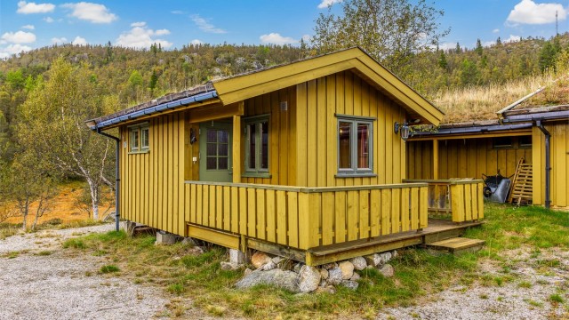 Annekset gir ekstra gjesterom og lagerplass.