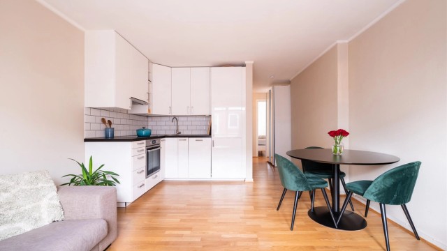En lys og hyggelig 2-roms på Grünerløkka