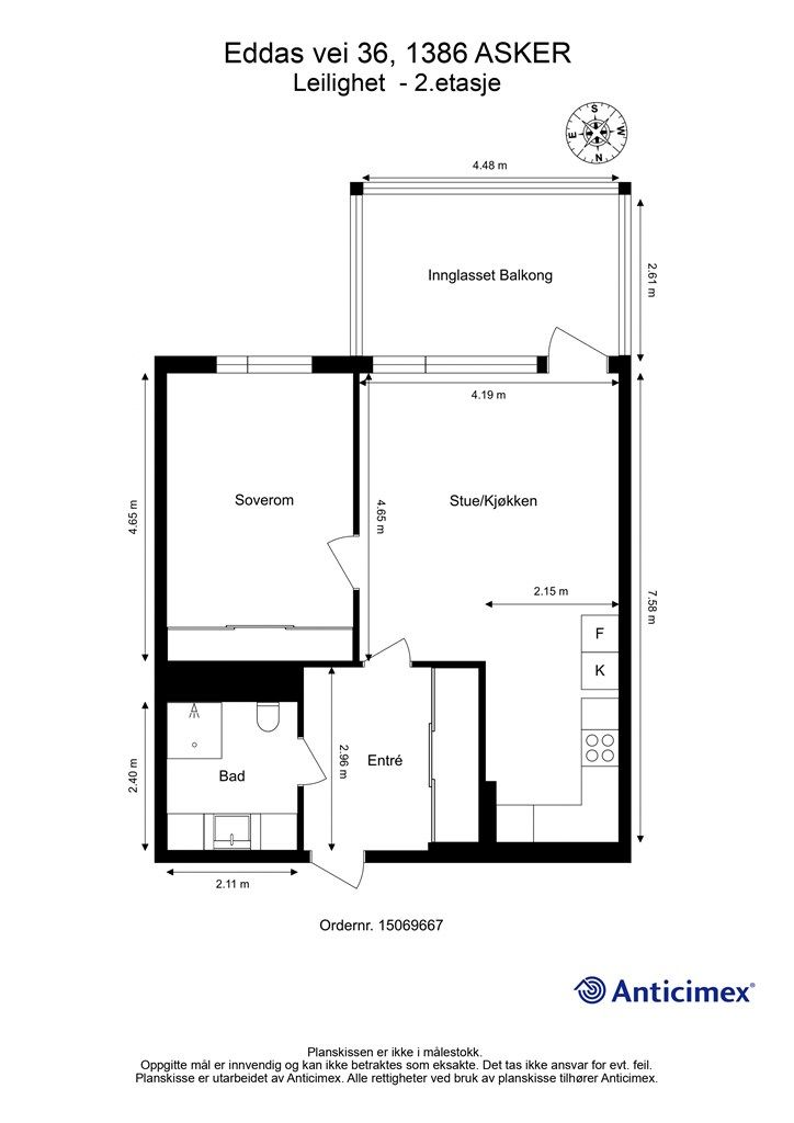 Plantegning - 2.etasje