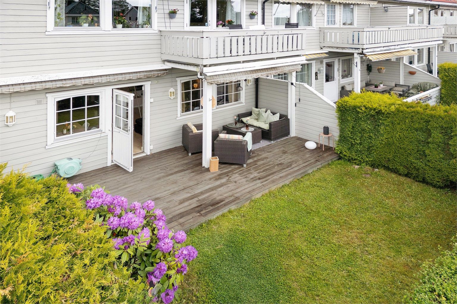 Veldig koselig uteplass