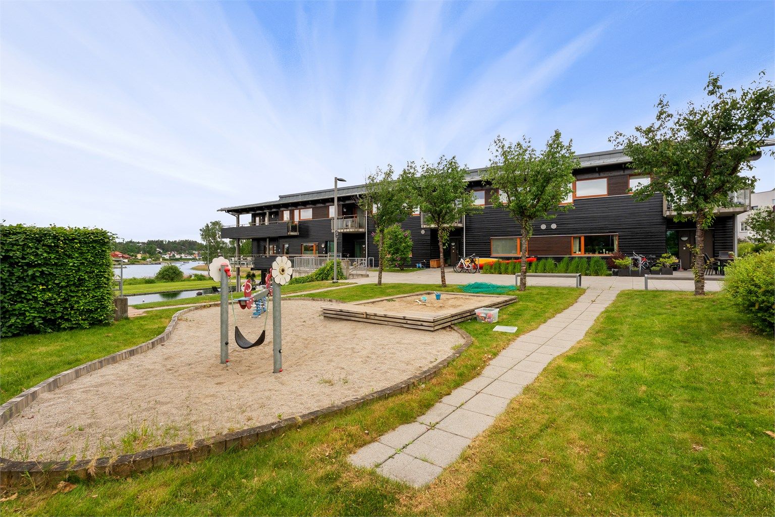 Sameiet har flotte, barnevennlige fellesarealer