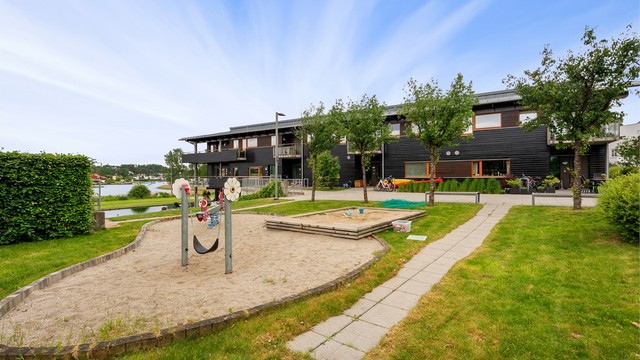 Sameiet har flotte, barnevennlige fellesarealer
