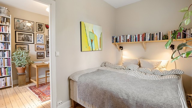 Hovedsoverommet har god plass til stor dobbeltseng