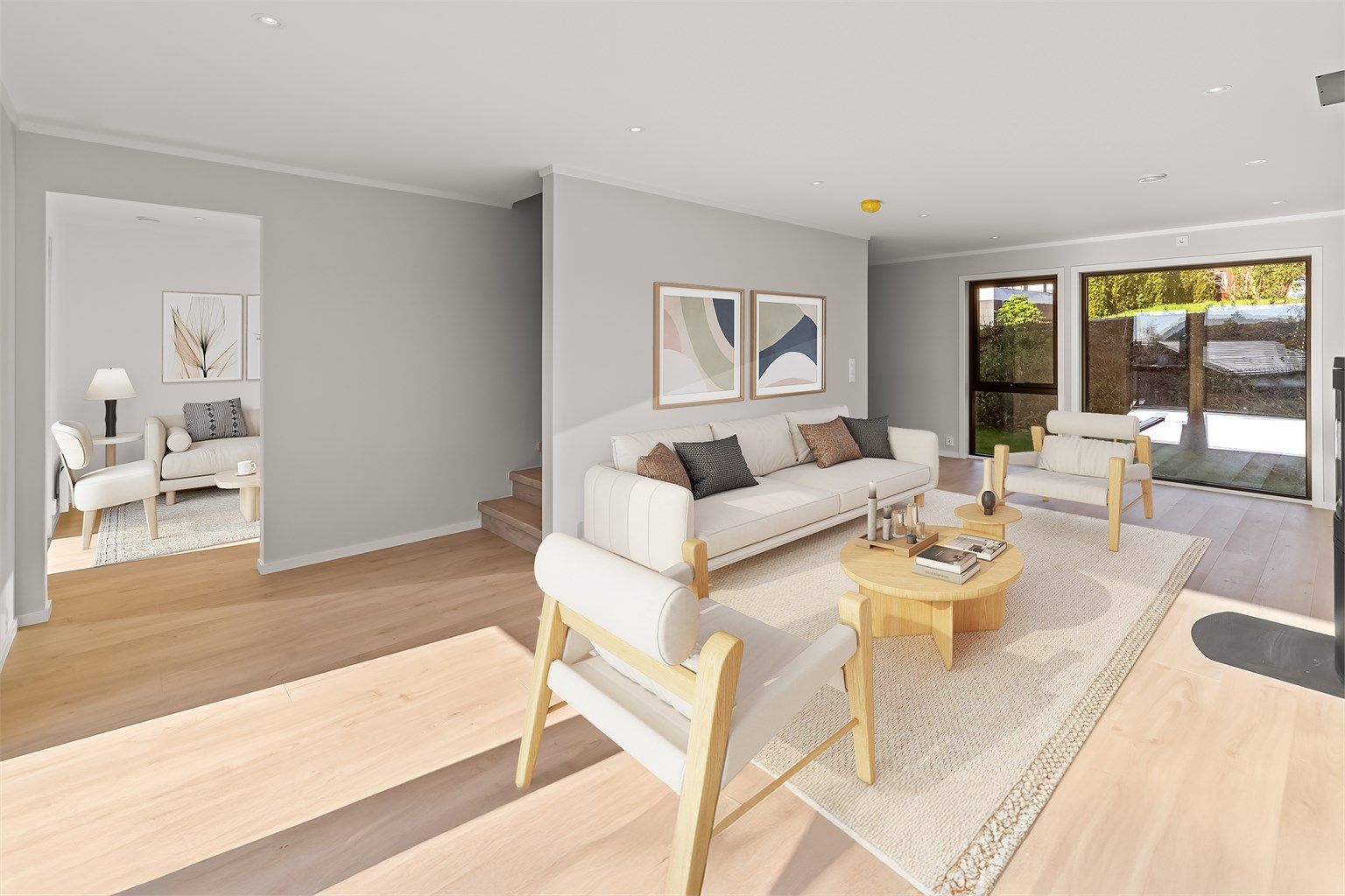 Dette er en bolig som kombinerer funksjonelle løsninger der det er god plass til hele familien – i et trygt og trivelig nabolag med hyggelige naboer og kort vei til skole, barnehage og lekeområder