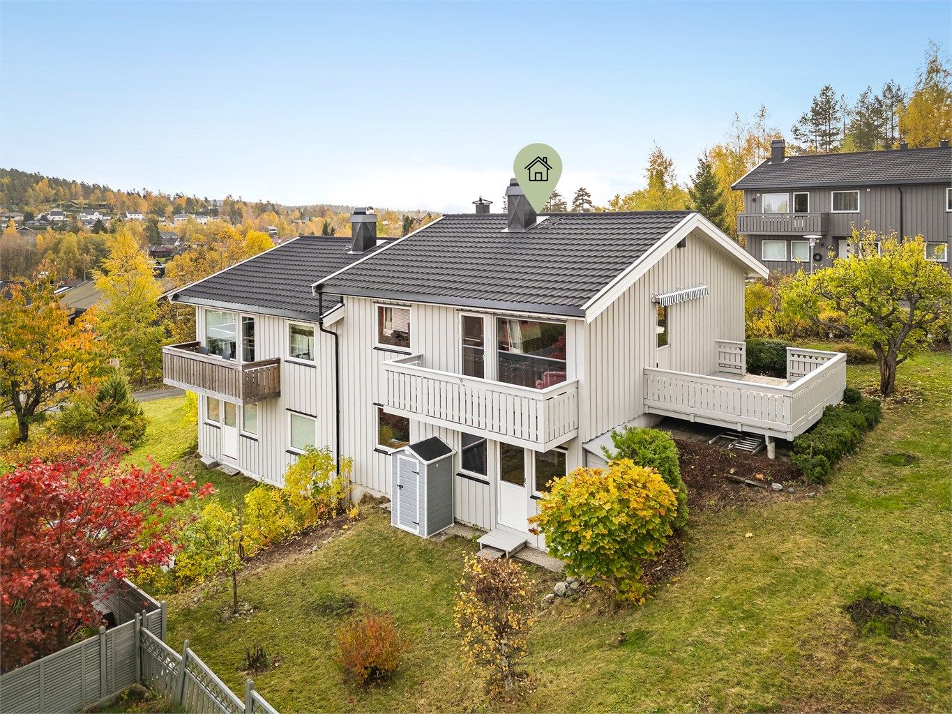 Eiendommen er beliggende på attraktive og veletablerte Konnerud.
Foto: Stine Prøitz Jørgensen
