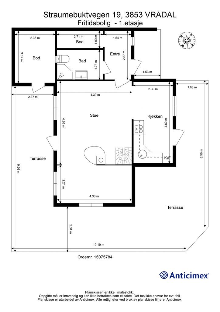 Plantegning 1. etasje