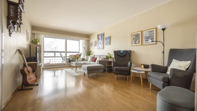Boligen holder en høy standard, noe som gjenspeiler seg i TG 1 på de fleste punkter i tilstandsrapporten. Foto: Martine Eren Studio
