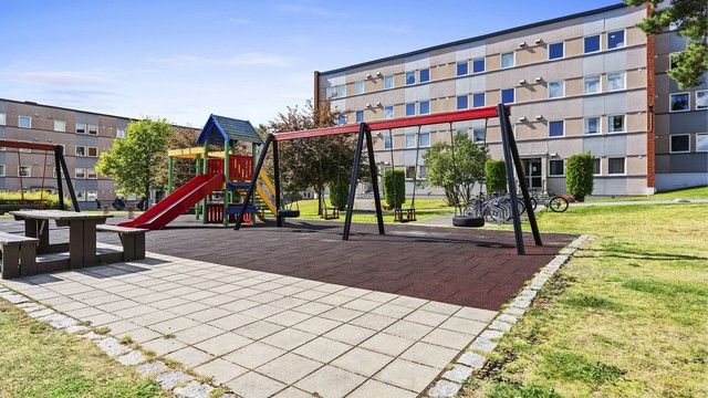 Pent opparbeidet fellesområde.