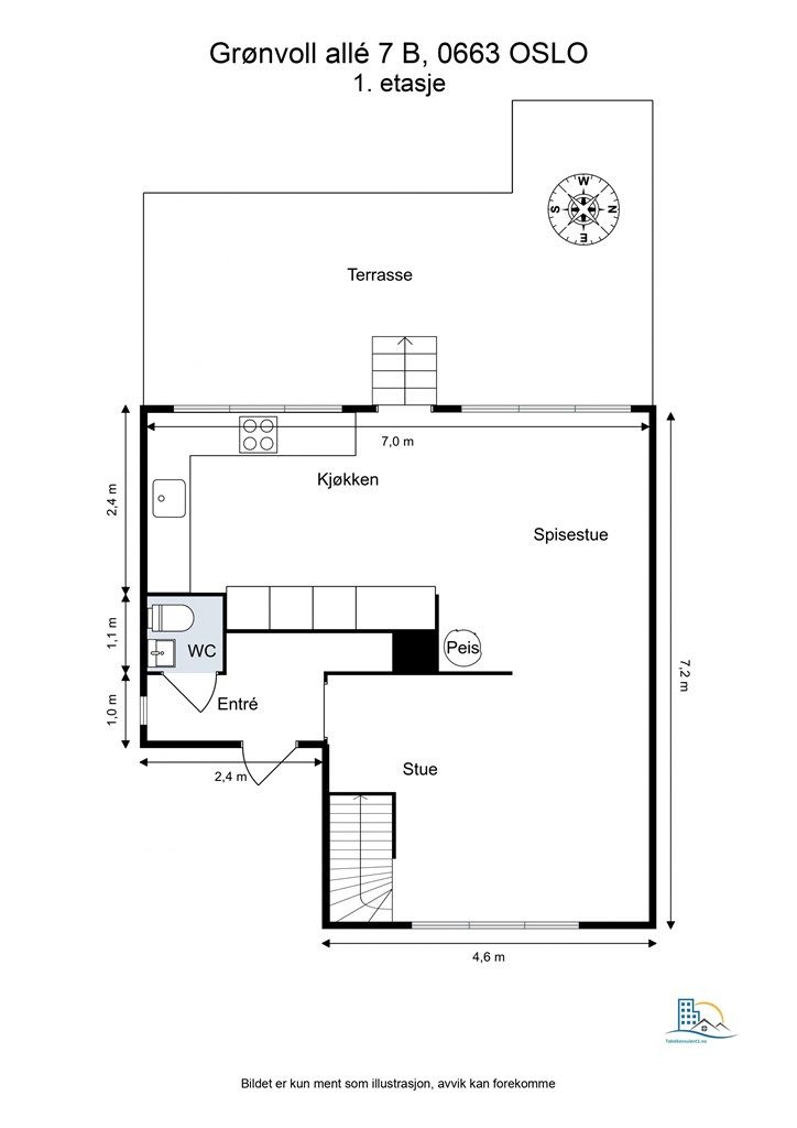 Plantegning - 1. etasje