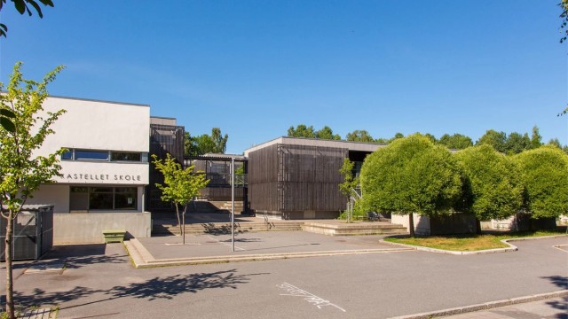 Kort og lite trafikkert skolvei til Kastellet skole (1.-10. klasse)