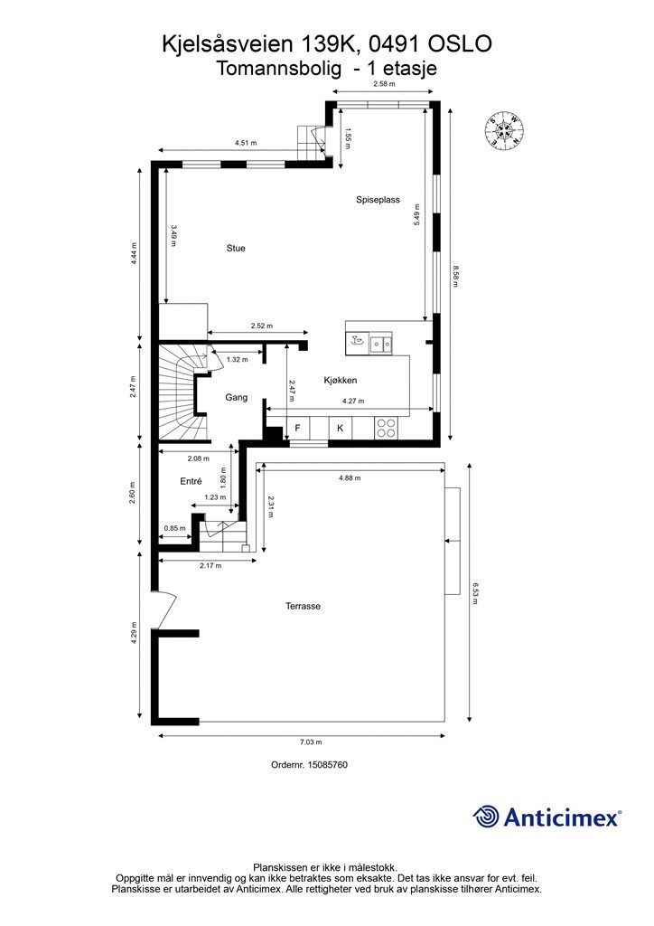 Planskisse 1. etasje